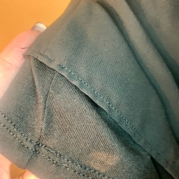 NEW Banana Republic Blouse SP Small Petite Black Sheer Layer over Modal Lining - Picture 13 of 13